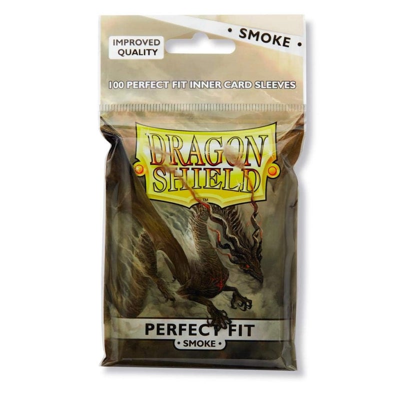 dragon shield 10 Packs Dragon Shield Perfect Fit Smoke Inner Sleeves Standard Size 100 ct - Image 5